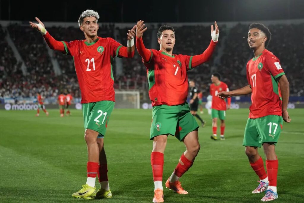 المغرب ضد الأرجنتين، الحسين عموتة، ياسر زابيري، إنجاز مغربي، كأس العالم للشباب 2025، أخبار الرياضة، جوليا دومنا برس، منتخب المغرب